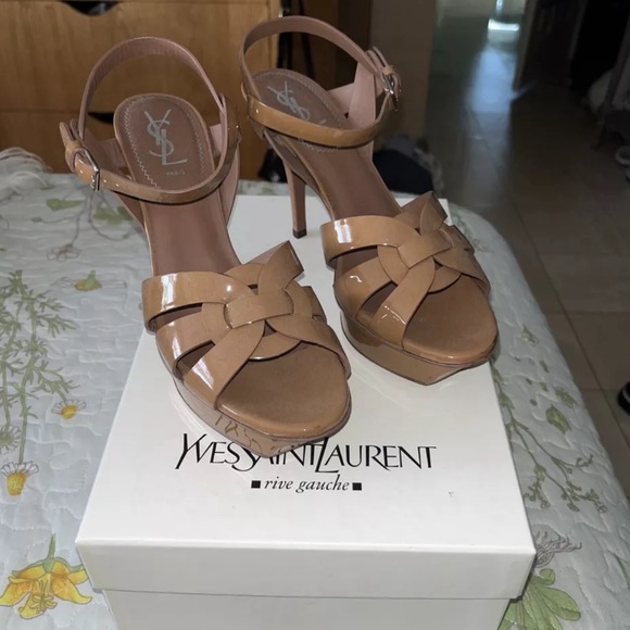 Yves saint laurent heels 8.5 worn once - Picture 1 of 10